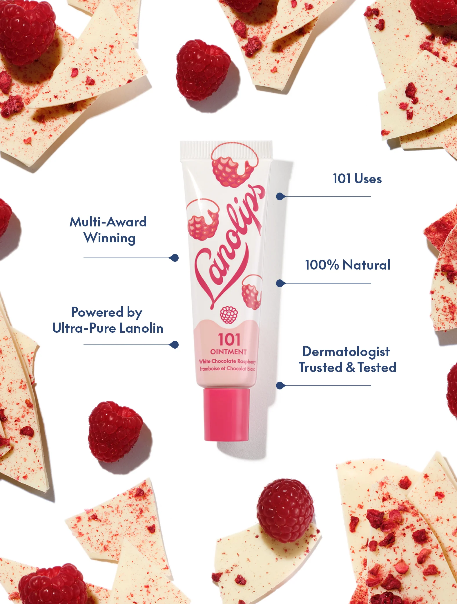 101 Ointment Multi-Balm White Chocolate Raspberry - Image 3