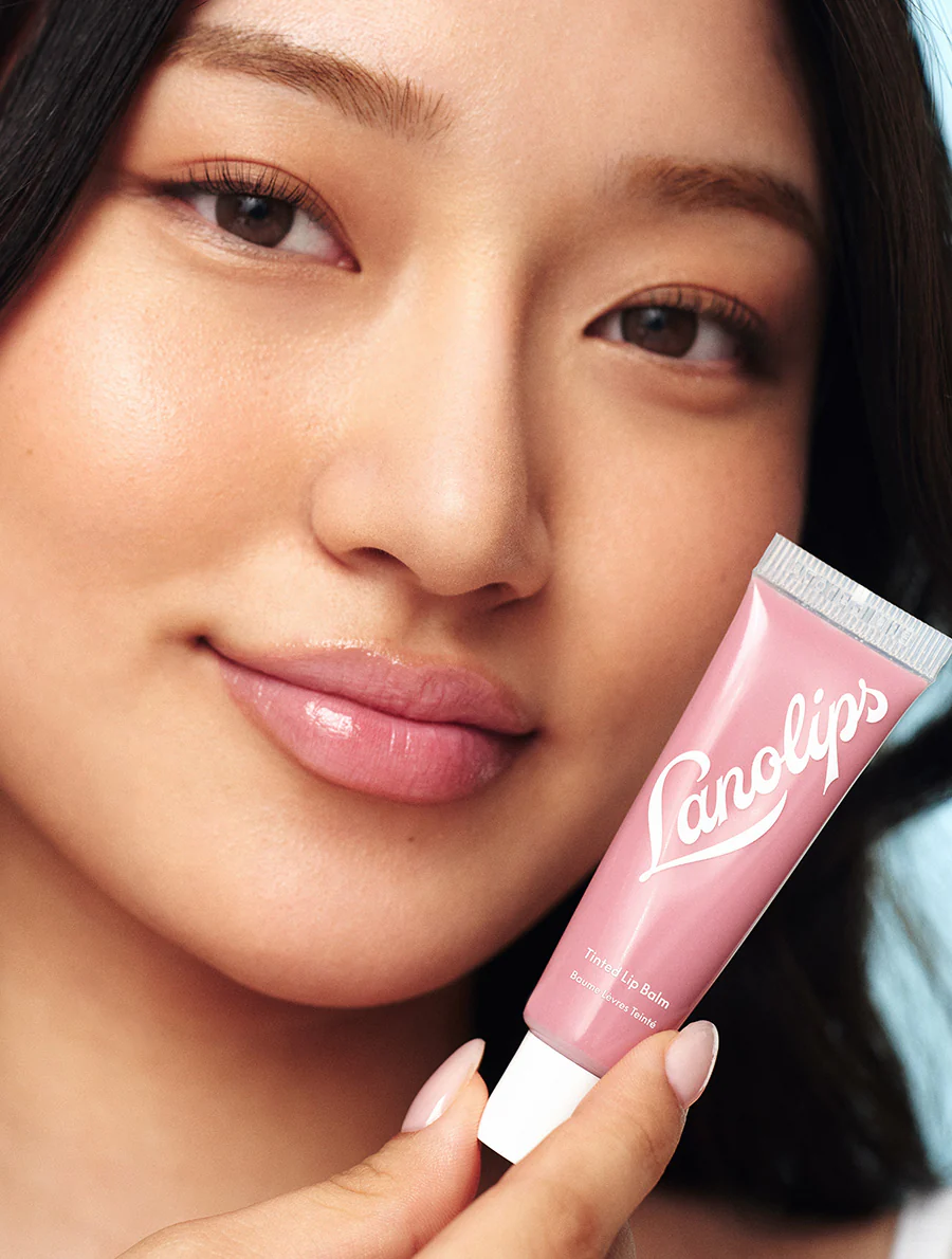 Tinted Lanolin Lip Balm Rhubarb - Image 3